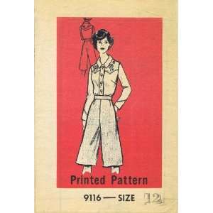   Sewing Pattern Shirt & Culottes Size 12 Bust 34 Arts, Crafts & Sewing