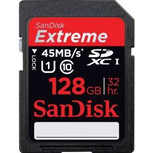  SanDisk Extreme 128 GB Secure Digital Extended Capacity (SDXC 