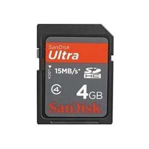 SanDisk 4GB SDHC Ultra Secure Digital Card   SanDisk 4GB SDHC Ultra 