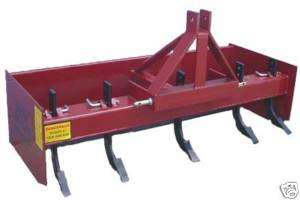 NEW 5 Tractor Box Blade Scaper With 5 Scacifers  