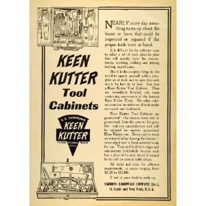  1907 Ad Keen Kutter Tool Cabinets E.C. Simmons Hardware 