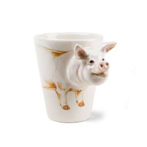  Pig Handmade Coffee Mug (10cm x 8cm)