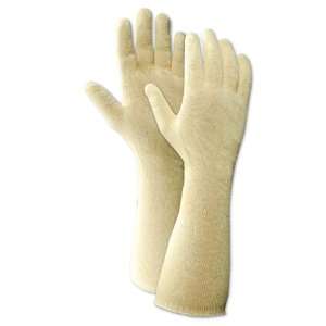 Magid CutMaster 1365114COT Cotton Glove, Knit Wrist Cuff, 14 Length 