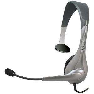  Silver Monaural Headset/mic Electronics