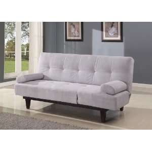  Acme 05855W SI Cybil Adjustable Sofa Set with Two Pillows 