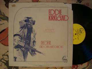 Eddie Kirkland LP The Devil And Other Blues Demons 1972 Trix  