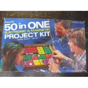  Science Fair 50 in One Electronic and Magnetic Project Kit 