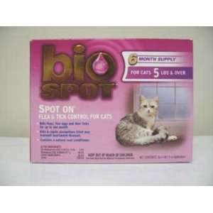  Science Bio Spot Flea & Tick Control For Cats 5 lbs. and Up   Spot 