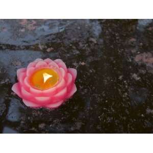  Candle Floating in Dafo Temple, Leshan, Sichuan, China 