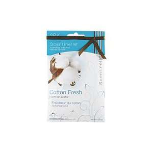  Cotton Fresh Scented Sachet   For Removing Odors, 3 pk 