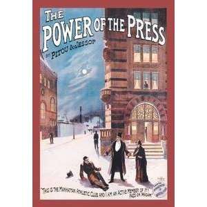  Vintage Art Power of the Press   02408 9