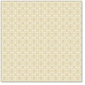   Grandmas Wallpaper Metallic Gold 12 x 12 Overlay