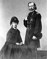 GEORGE ARMSTRONG CUSTER AND LIBBIE CUSTER PHOTO  