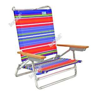  High Back Rio Beach Chair   5 position LayFlat Sports 