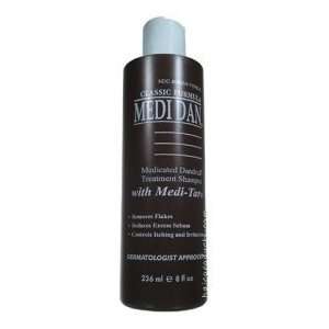    MEDI DAN Classic Medicated Dandruff Treatment Shampoo 8 oz Beauty