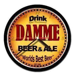  DAMME beer ale wall clock 