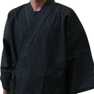 JAPANESE Kimono Samue Mens trousers set BLACK LL  
