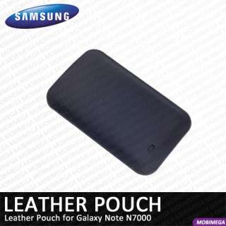   Samsung EFC 1E1LBECSTD Leather Pouch Case Cover Galaxy Note N7000 Navy