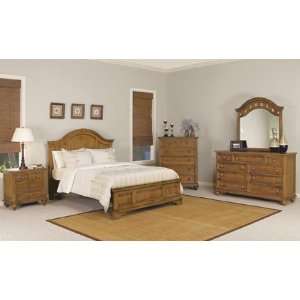  Wynwood Hadley Pointe Bed in Honey Pine Finish Furniture 