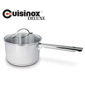   Deluxe® 3 Qt Stainless Saucepan with Glass Lid