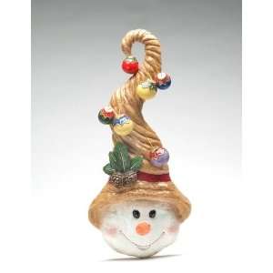 Holiday   Christmas Accents   Pinecone Snowman 