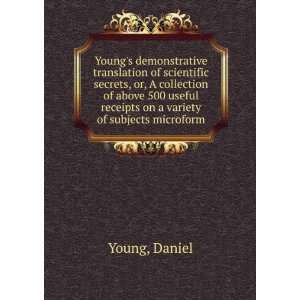   receipts on a variety of subjects microform Daniel Young Books