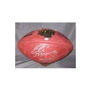 Eli Manning Autographed Hand Signed Official Super Bowl XLII Football 