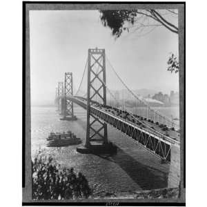  Oakland Bay Bridge,Goat Island, San Francisco, CA 1936 