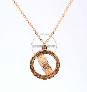 Damiani 18K Rose Gold & Diamond Swivel Necklace  