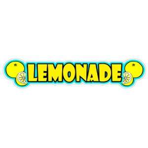  LEMONADE Concession Decal drink drinks sign stand Patio 