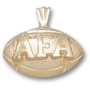  US Air Force Academy AFA Football Pendant (Gold Plated 