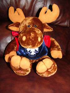 Dan Dee Collectors Choice Plush Holiday Moose Doll 15  