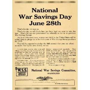   Saving Uncle Sam Post Office Stamp   Original Print Ad