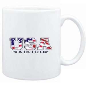  Mug White  USA Aikido / FLAG CLIP   ARMY  Sports Sports 
