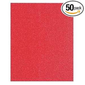   SS1R185 9 Inch by 11 Inch 180 Grit Red Sanding Sheet for Wood, 50 Pack