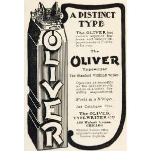   Ad The Oliver Typewriter Company Chicago   Original Print Ad Home