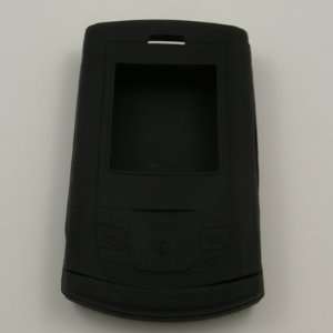   Black Silicone Skin Case for Sprint Samsung SPH m520 