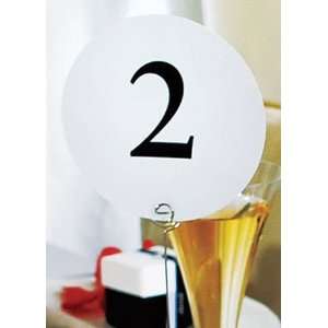  Davids Bridal Round Table Number Cards Packs of 12 Style 