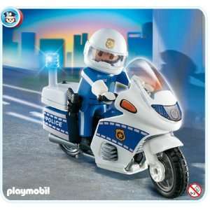  Playmobil Motorcycle Patrol Toys & Games