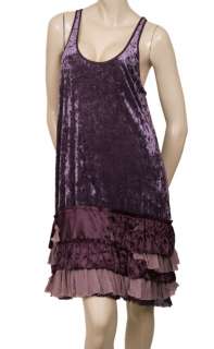 New Free People Merries Sleeveless Eve Womens Dresses Purple Size L 