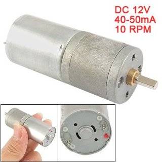 Electric 2 Pin Connector DC12V 40 50mA 10RPM DC Geared Motor