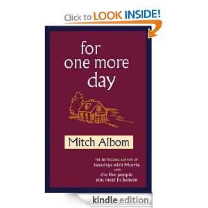 For One More Day Mitch Albom  Kindle Store