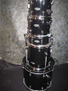 Pearl Center Stage 5 pc Drum Set Kit Black Shells NEW  