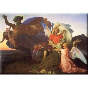  The Death of Moses 30x21 Streched Canvas Art by Cabanel 