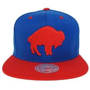   Buffalo Bills Logo Mitchell & Ness Snapback Cap Hat 