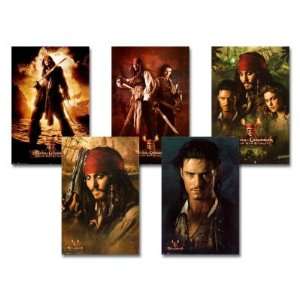 Pirates Of The Caribbean  Dead Mans Chest Poster Print Set, 22x34 