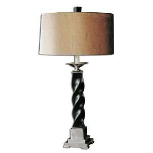  Uttermost 26661 1 Twist 1 Light Table Lamps in Antique 