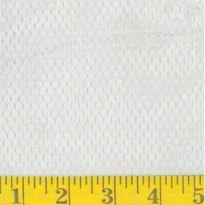  64 Wide Athletic Mesh White Fabric By The Yard Arts 