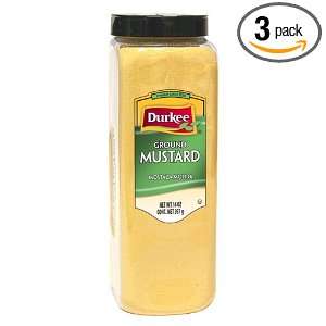 Durkee Mustard Seed, Ground, 14 Ounces Packages (Pack of 3)  