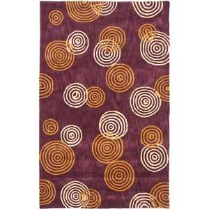  Safavieh Rugs Rodeo Drive Collection RD633A 8 Plum/Ivory 7 